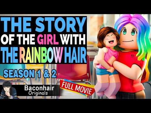 The Girl with Rainbow Hair, FULL MOVIE | roblox brookhaven 🏡rp