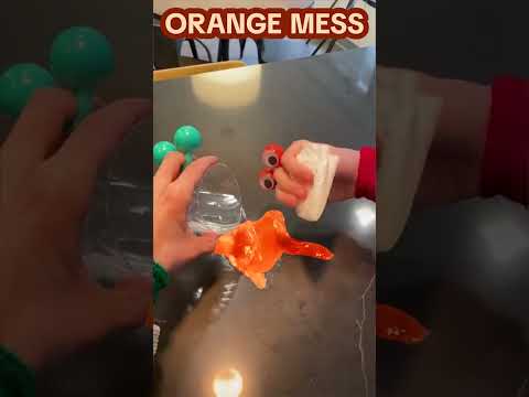 MAKING AN ORANGE MESS #shorts