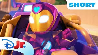 Meet Ironheart! 🦾💗 | Meet Iron Man and his Awesome Friends | @MarvelHQ x @disneyjr
