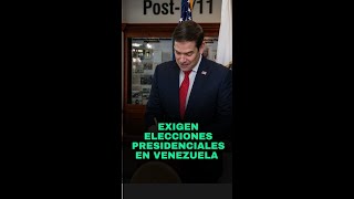 Dos congresistas demócratas pidieron elecciones en Venezuela a Marco Rubio