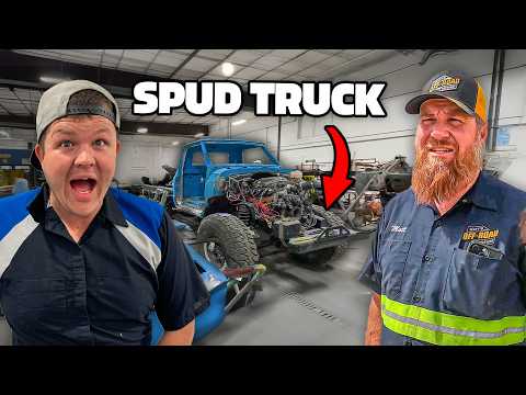 Body Work Begins On The Spud Truck For Matt’s Off Road!