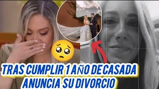  ERIKA GONZALEZ tras 1 año celebrar lujosa boda confirma su DIVORCIO entre lágrimas las causas