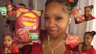 ASMR Trying Japenese Snacks