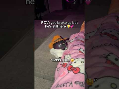 My ex and his robot 😭💕 #longdistance #minirobot