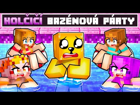 VLOUPAL jsem se na HOLČIČÍ PÁRTY v MINECRAFTU...😳