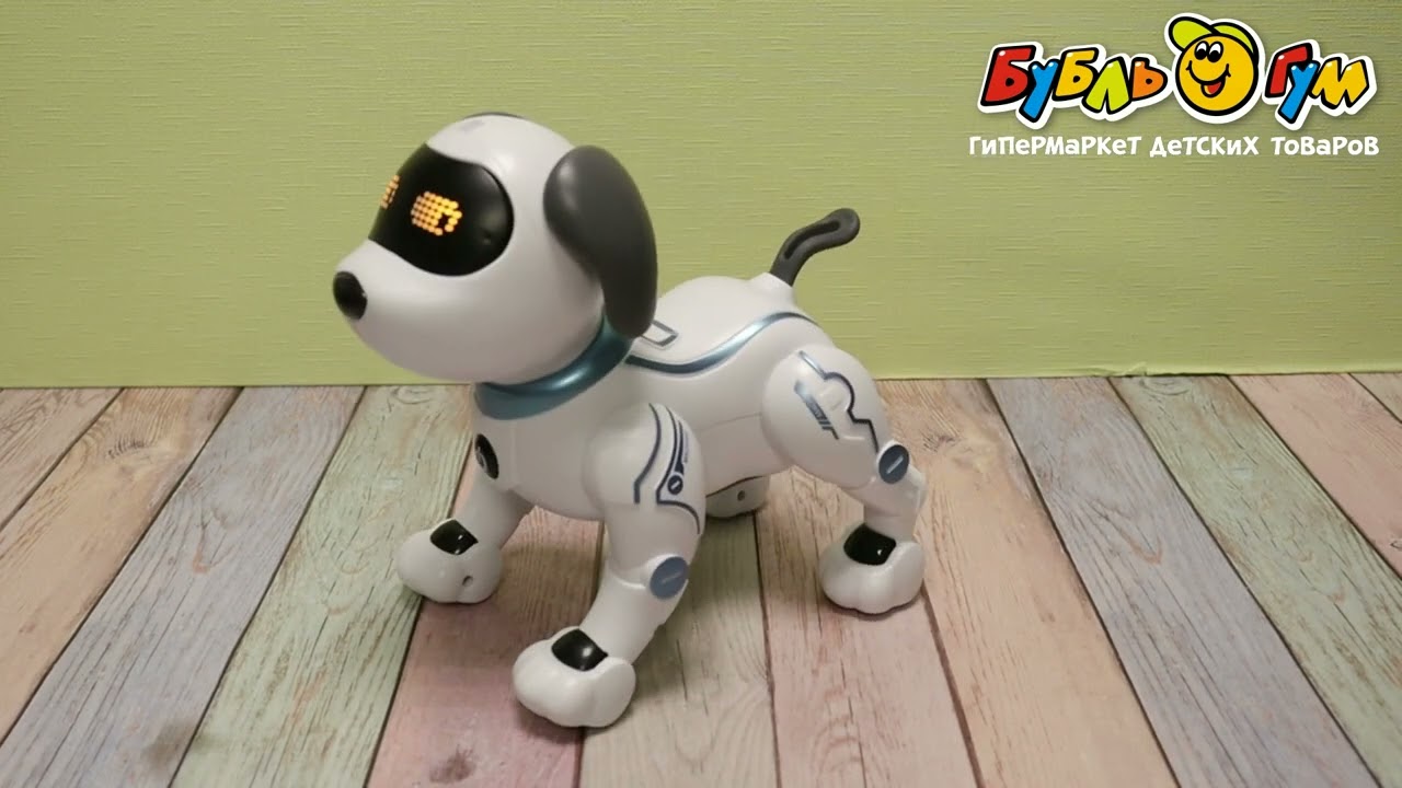 Робо-пес Lanson Toys на радиоуправлении выполняет акробатические трюки с голосовым управлением - видео