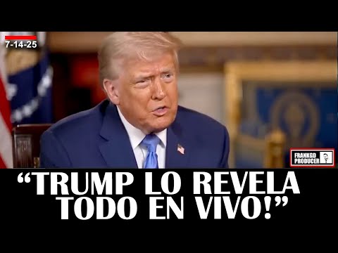 "ÚLTIMA HORA: Trump lo REVELA TODO desde la Casa Blanca"