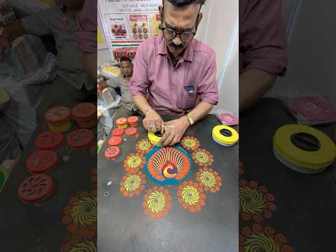 30 sec. Mai Banaye Rangoli 😱🔥 | #shorts #viralvideo #trending