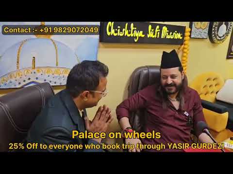 Palace on wheels / most luxurious train in india / 25% off on booking through Yasir gurdezi ajmer.