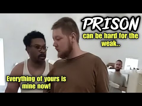 INMATE gets 'PUNKED DOWN' in PRISON