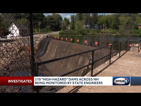 YouTube video thumbnail: 'High-Hazard' Dams Across New Hampshire Monitored by State Engineers