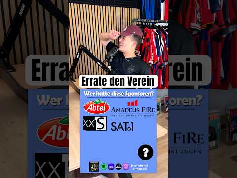 Errate den Verein nach Sponsoren 👑🤩 #fussball #quiz #rätsel #podcast #bundesliga #pfostenrettet