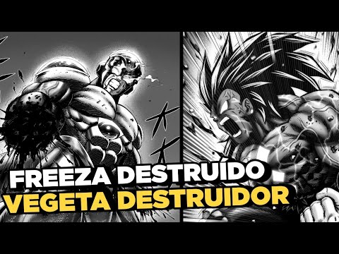 VEGETA ULTRA EGO 2 DESTRÓI AS MÃOS DE BLACK FREEZA