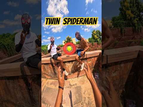 2 spiderman 2 Ball #spiderman #viral #parkour #funny #jodhpur #travel #rishabhfreerun #ballchallenge