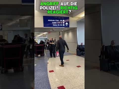 Flughafen CHAOS! Polizei REAGIERT blitzschnell