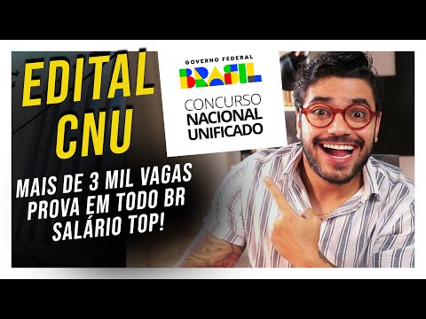 ANÁLISE Edital CNU (Enem dos Concursos) em 20 minutos! SAIBA TUDO
