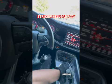 STRIKER HELLCAT POV #challenger #car #hellcat #stolen #shorts
