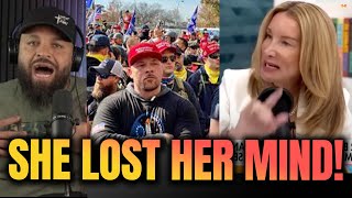 Self hating White Actress Says the UNTHINKABLE about White MAGA Supporters 