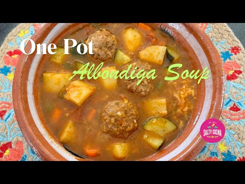 One-Pot Beef Albondiga Soup