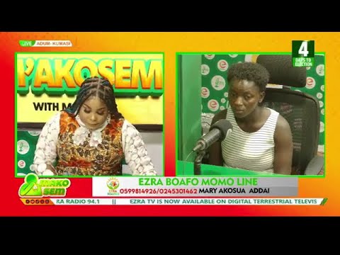 Ezra M'akosem with Maa Akos  10-12-24  on Ezra radio and tv|Akoma mu nsem