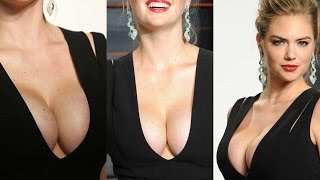 Kate Upton Hot Cleavage Popping Out At Oscar After Party 2016