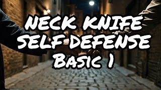 How to Disarm a Mugger with a Knife: Knife to the Side of the Neck Self Defense #asp #self defense