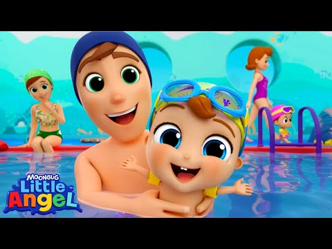 Learn to Swim with Baby John! | Baby John’s Playtime Songs & Nursery Rhymes | Little Angel