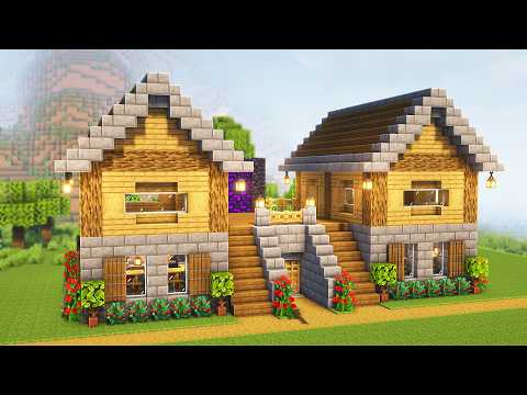 Minecraft Duo Survival House Tutorial⚒️