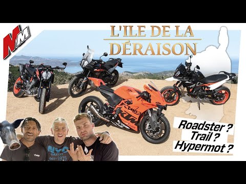 Quelle 890 pour traverser la Corse ? (KTM 890 Duke R, 890 SMT, 890 Adventure et RC8 C)