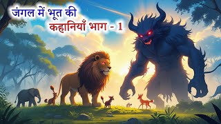 जंगल में भूत की कहानियाँ भाग - 01 | SHER KI KAHANI | HINDI I  PANCHTANTRA KI KAHANI