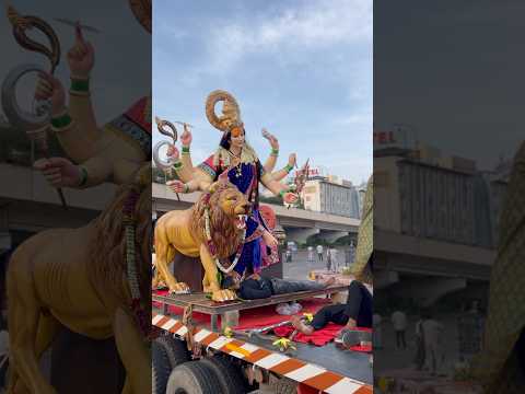 DurgaMatha🙏 #hyderabad #durga Matha Nimajjanam #youtubeshorts #durga #durgadevi #bathukamma