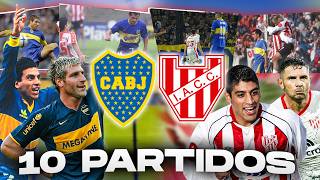LOS ÚLTIMOS 10 PARTIDOS ENTRE BOCA JUNIORS E INSTITUTO