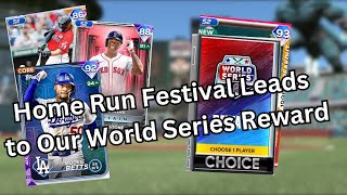 Home Run Festival Gets us our World Series Rewards