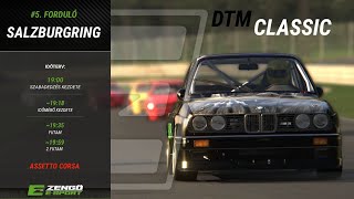 ZES TV | AC DTM CLASSIC 🏆 2020 Ősz Round 5️⃣ | Salzburgring | Élő Közvetítés