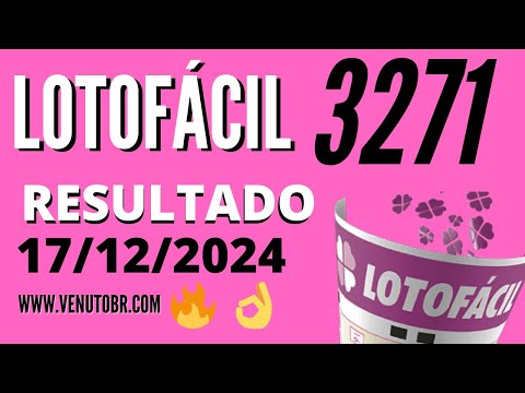 🍀 Resultado Lotofácil 3271