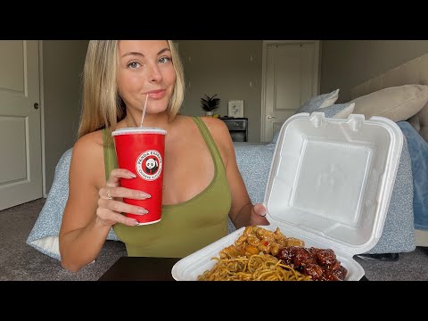 ASMR | PANDA EXPRESS MUKBANG