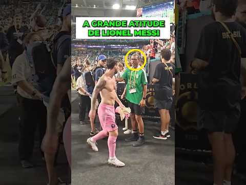 A ATITUDE DE MESSI SURPREENDEU A TODOS #messi #intermiami #palmeiras #futebol