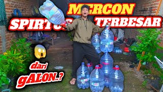 PROSES PEMBUATAN MERCON SPIRTUS DARI GALON BEKAS !! APAKAH BISA NYALA ?