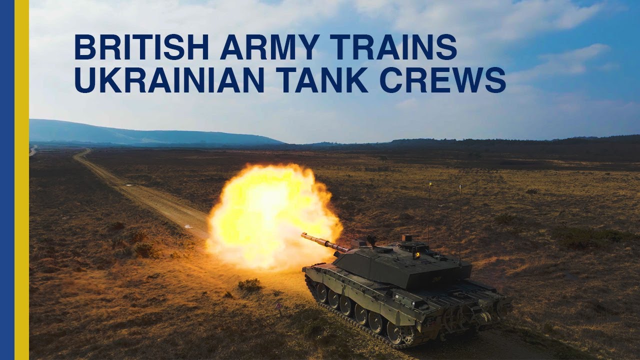 British Army Trains Ukrainian Tank Crews on Challenger 2