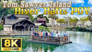 Tom Sawyer Island Rafts at Magic Kingdom | 8K POV of Defunct Ride @ Walt Disney World | Orlando, FL