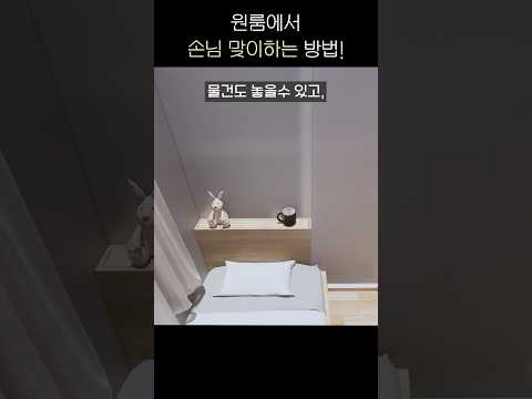 원룸에서 손님 맞이하는 방법! #집꾸미기 #홈스타일링