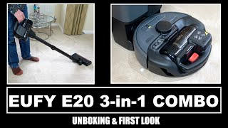 Eufy E20 3 in 1 Combo Robotic Vacuum Cleaner Unboxing & First Look #unsponsored