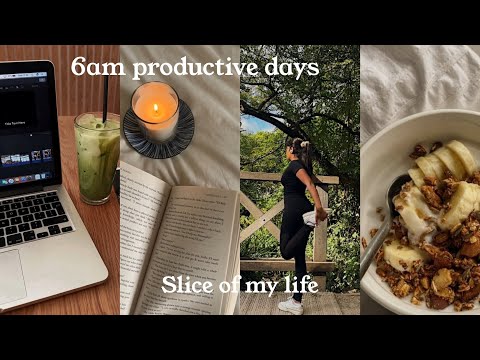 Waking up at 6am Productive days, wholesome last few days of Summer Vlog