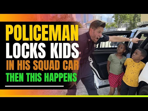 Police Officer Puts Black Kids In Hot Squad Car. Then This Happens