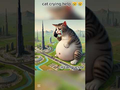 Cat crying in Burj Khalifa
