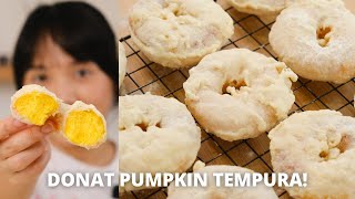 Empuk + super renyah! DONAT LABU TEMPURA!