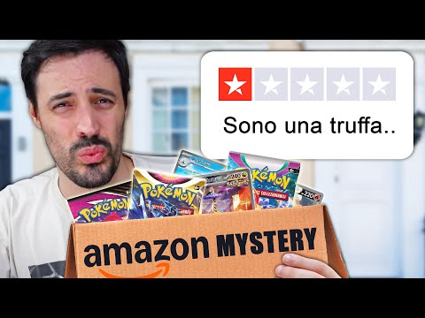 Ho Comprato le MYSTERY BOX di Carte Pokémon UFFICIALI di Amazon...