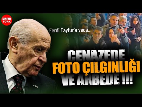 Sanatçı Ferdi Tayfur'un Cenazesinde Arbede ve İnsanların Fotoğraf Çılgınlığı!