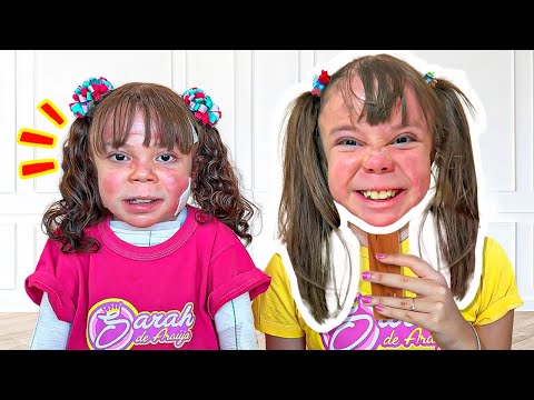 Sarah e Eloah em uma história divertida da MÁSCARA DE BEBÊ | Sarah de Araújo