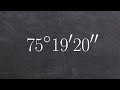 Converting Degrees to Radians